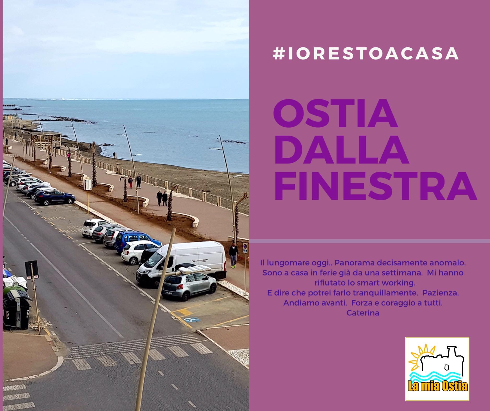 Ostia dalla finestra: mese di marzo